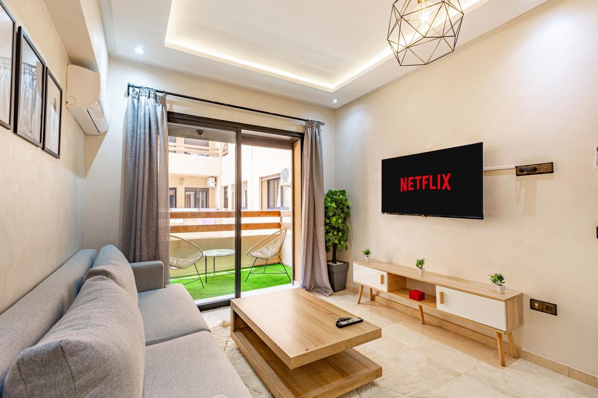 Jolie & Luxueux Appart A Gueliz - 100% Equipe Marrakesh Ngoại thất bức ảnh