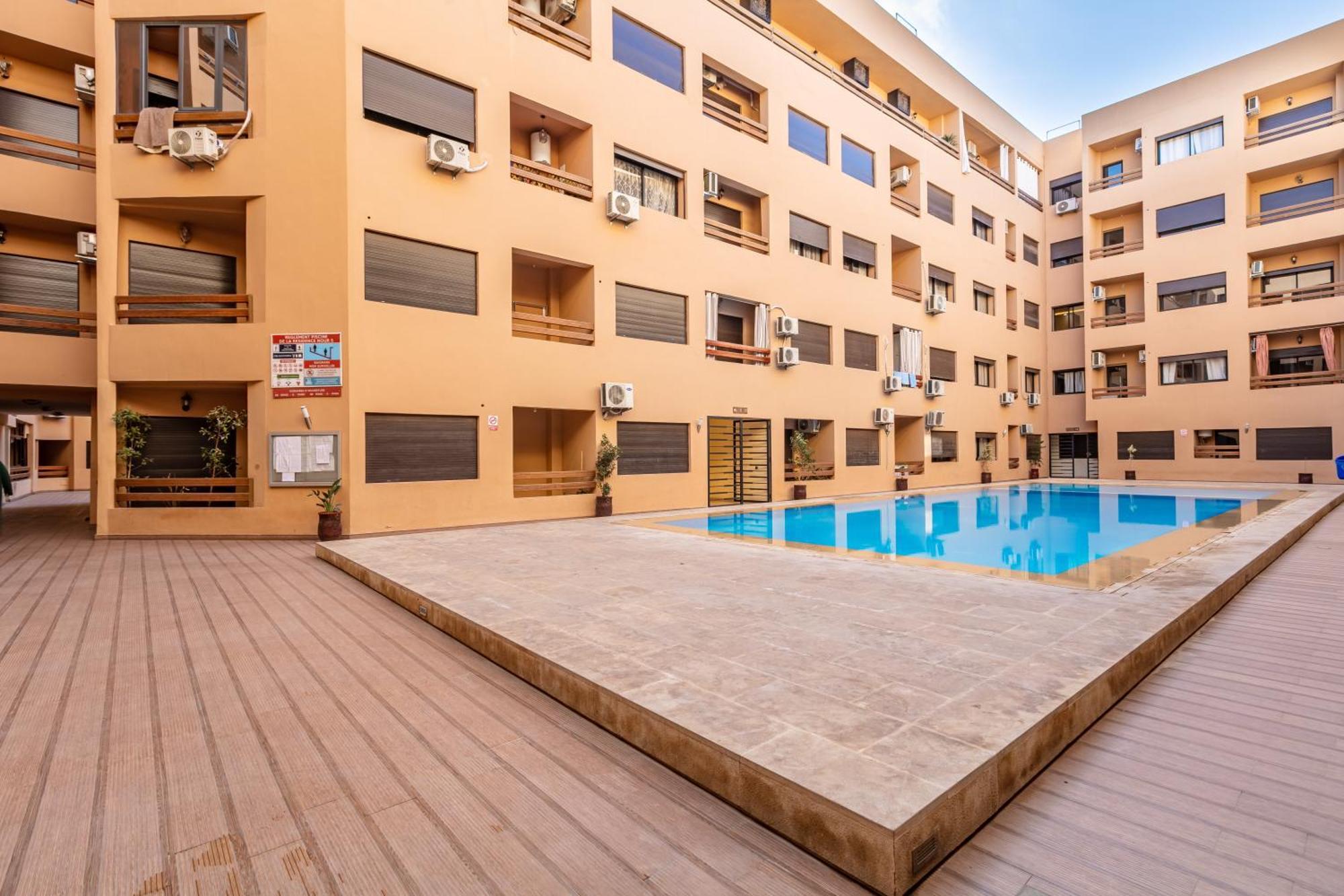 Jolie & Luxueux Appart A Gueliz - 100% Equipe Marrakesh Ngoại thất bức ảnh