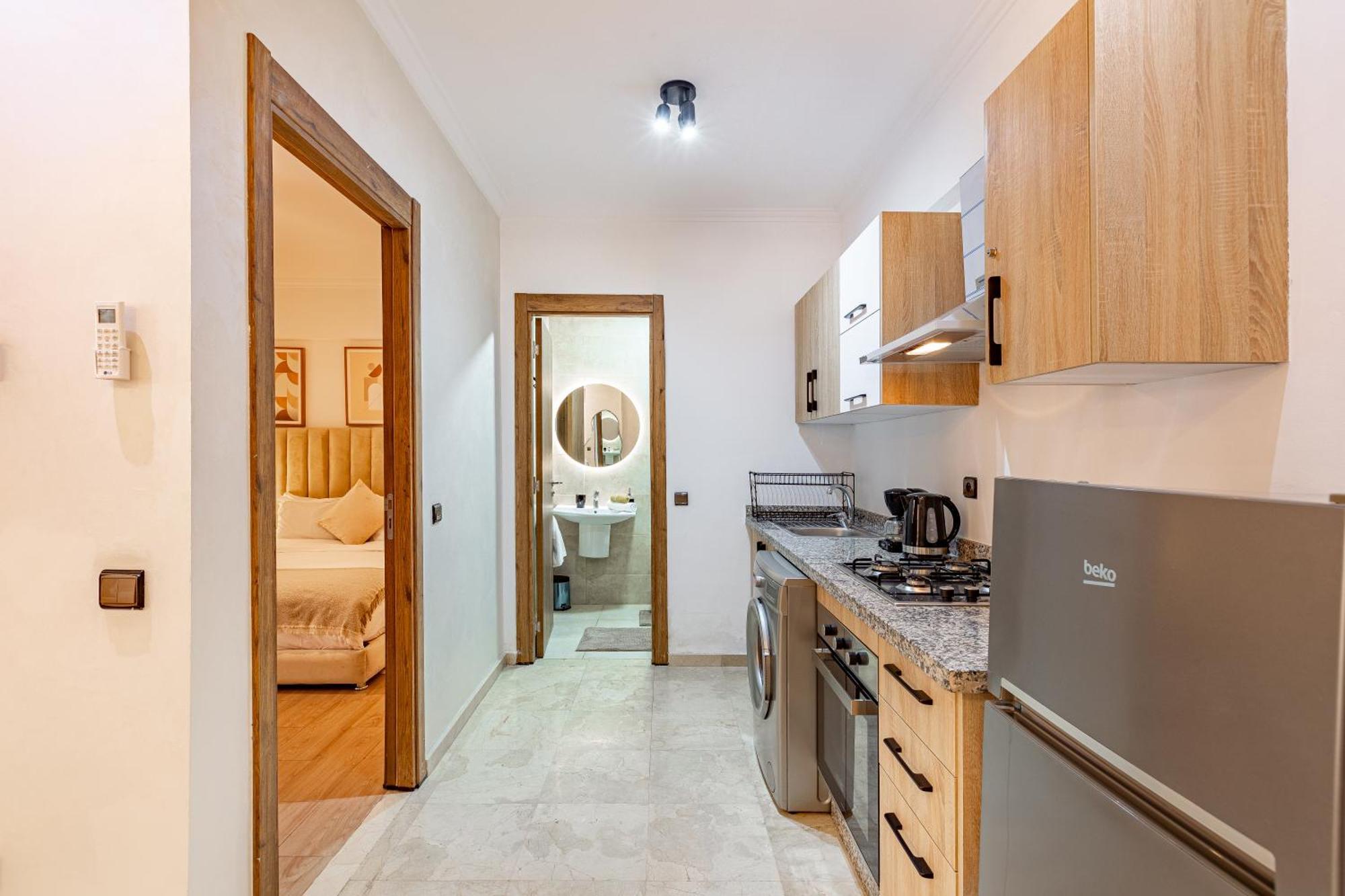 Jolie & Luxueux Appart A Gueliz - 100% Equipe Marrakesh Ngoại thất bức ảnh